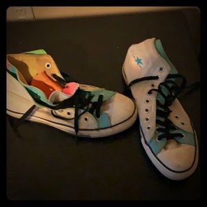 Multicolored Converse